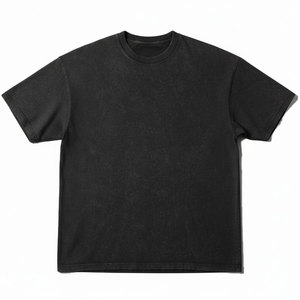 เสื้อยืดครอปท็อปโอเวอร์ไซส์ พิมพ์โลโก้ตามสั่ง ผ้าคอตตอนหนา 240 กรัม สไตล์สตรีทแวร์ สีน้ำตาล ทรงบ็อกซี่  รับสกรีนโลโก้ตามแบบ - Product Image 1