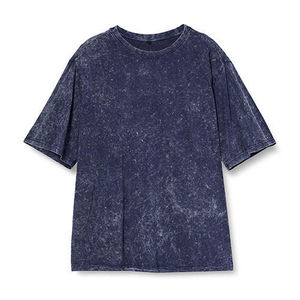 T-shirt en coton personnalisé avec logo imprimé sur le devant, coupe classique unisexe respirante pour hommes - Product Image 1