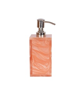 Juego de Baño Redondo Portátil Moderno de Tres Piezas de Resina Acrílica Azul Cielo de Lujo de ILAHI con Diseño Floral Uttar Pradesh - Product Image 4