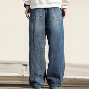 Nouveauté - Jeans décontractés légers pour homme, coupe ample, séchage rapide, respirant, 100% coton, qualité supérieure, vente chaude - Product Image 5