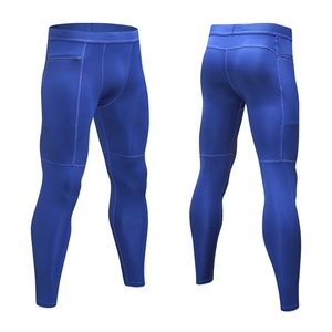 Custom Printed Men's High Quality Breathable Gym <b>Leggings</b> Elastic Waist Lightweight Knitted Fitness & Yoga Clothes 1 Piece - Product Image 1