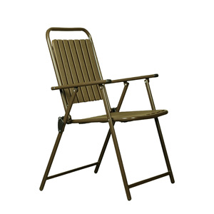 Silla Plegable de Exterior de Estilo Moderno de Mediados de Siglo con Reposabrazos, Estructura Ligera y Resistente, Silla de Jardín para Exteriores - Product Image 5
