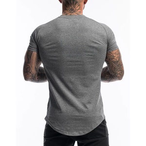 Camiseta Deportiva de Algodón 100% para Hombre, Corte Holgado, Anti-Pilling, Manga Corta, con Logotipo Personalizado en la Parte Delantera, Venta al Por Mayor - Product Image 2