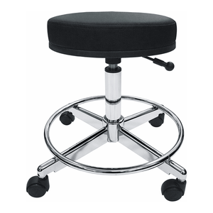 Taburete de Examen con Altura Ajustable, Asiento Giratorio y Reposapiés para Uso en Laboratorios y Hospitales - Product Image 2