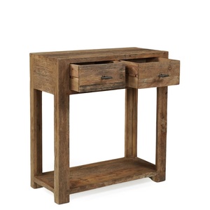 Mesa Consola Moderna de Madera de Mango Sólida Hecha a Mano, Ecológica, para Sala de Estar, Uso en Hoteles, Diseño de Base con Patas, Arte Manish - Product Image 3