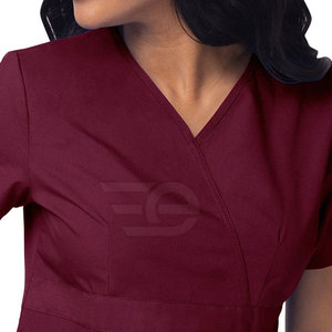 Hospital Scrubs <b>Set</b> Soft Comfortable Breathable Nurse <b>Doctor</b> Clinic Medical Uniform Workwear Top Pants - Product Image 5