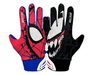 Gants de football américain personnalisés imprimés antidérapants à doigts entiers avec sangle de poignet réglable pour usage unisexe NOVERA INDUSTRIES - Product Image 2