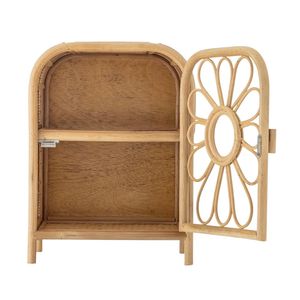 Armoire à poupées en rotin Daisy tressée à la main, prix d'usine, vente en gros, pour enfants, meuble de rangement durable, mobilier de jeu en forme de fleur - Product Image 2