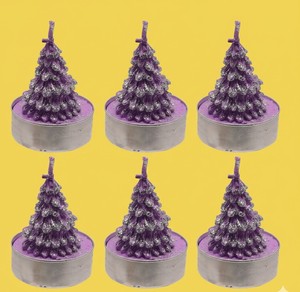 เทียนตกแต่งรูปต้นสน / เทียนรูปต้นคริสต์มาส - Product Image 1