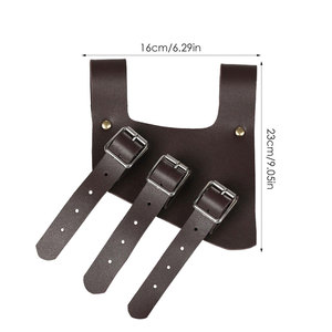 Soporte para espada medieval Ragier, funda de cinturón de cuero PU renacentista, accesorios de cosplay, regalos personalizados, portátil y ligero - Product Image 5