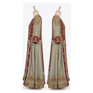 Vestidos Afganos Kuchi Tradicionales de Fiesta, Étnicos Tribales Banjara para Mujer, de Alta Calidad, en Chifón de Seda Antiarrugas - Product Image 3