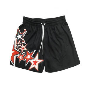 100% Polyester Fully Sublimation Unisex Basketball Custom Mens Mesh Shorts Double <b>Layer</b> 7 Inch Mesh Shorts With Pockets - Product Image 5
