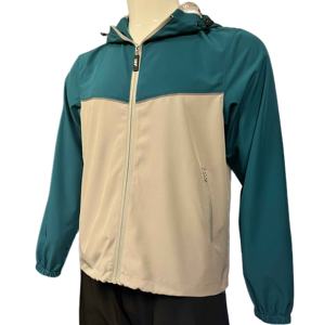 Wholesale Custom Four-<b>way</b> High Quality Stretch Fabric Lightweight Outdoor Waterproof Resistance Windbreaker Jacket for <b>Men</b> - Product Image 1