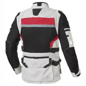 Blouson de moto slim en Cordura enduit personnalisé pour homme, col montant, logo avant, nouveau style vintage, imprimé, grandes tailles - Product Image 5