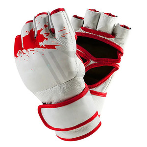 Nouveaux équipements de boxe professionnels, gants en cuir MMA, taille personnalisée, gants de boxe noirs, gants de boxe thaïlandaise de qualité - Product Image 3