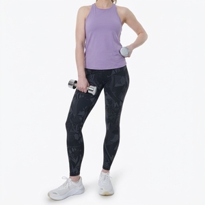 Custom Women Breathable High Waist Gym <b>Leggings</b> Workout Yoga Fitness Pants Squat Proof Stretch Activewear - Product Image 2