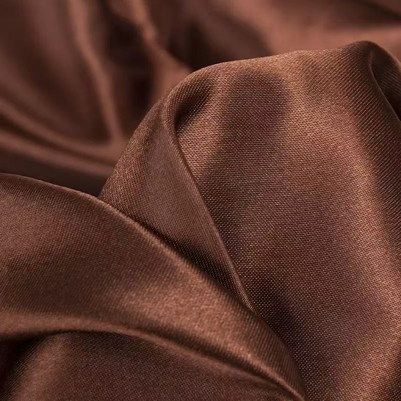 110gsm Satin Matte Fabric, Suitable for Wedding Stage Costumes, Cheongsams, and Wedding Dresses. Factory Direct Stock Available.