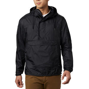 Breathable Lightweight Hooded Casual Wear Men's Windbreaker <b>Jackets</b> Front Logo Pakistan Made Winter <b>Jacket</b> in Stock Available - Product Image 1