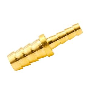 Brass Barbed Hose <b>Connector</b> <b>Quick</b> Connect Straight Pipe Fitting for Water Air Fuel Hose barb Reducing Splicer/Mender(AOL-054) - Product Image 2