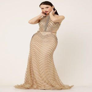 Designer Premium Womens Mermaid Fit Floor Length Evening Party Gown | Elegant Formal Wear for Weddings | India Supplier 2026 New - Product Image 3