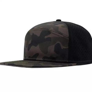 OARH INT INDUSTRY 2026 Gorra Snapback Unisex Negra de 5 Paneles con Visera Plana, Parche Bordado y Agujeros Cortados con Láser, Sombrero Premium 100% - Product Image 2