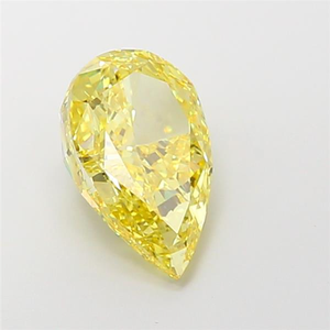 Diamant de laboratoire jaune poire de qualité export pour la distribution mondiale en gros aux usines de joaillerie fine et aux chaînes de magasins de détail - Product Image 3