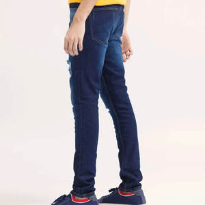 Jeans de Moda Masculina de Lujo, Jeans Vintage Rotos para Hombre, Pantalones de Mezclilla Apilados de Alta Calidad, Jeans Vaqueros Elásticos - Product Image 2