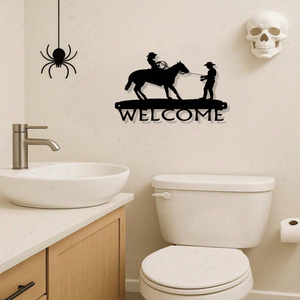 CIFbuy Tableros Decorativos de Pared con Letras Bordadas Estilo Vintage Occidental para Sala de Estar, Entrada, Dormitorio, TikTok - Product Image 3