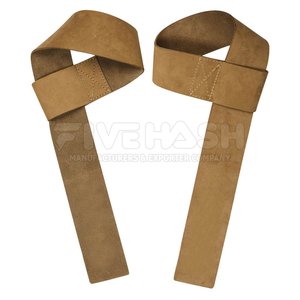 Comfortable Gym Leather <b>Lifting</b> <b>Straps</b> Strong Support <b>Straps</b> <b>For</b> Weightlifting Premium Strength Leather <b>Lifting</b> <b>Straps</b> - Product Image 5