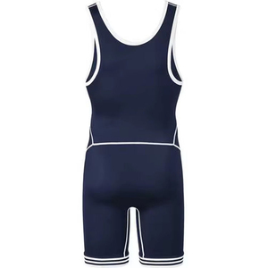 Professional Wholesale Comfortable <b>Men</b> Custom Made Reversible Waterproof Spandex/Polyester 260g Durable <b>Wrestling</b> <b>Singlets</b> Quick - Product Image 5