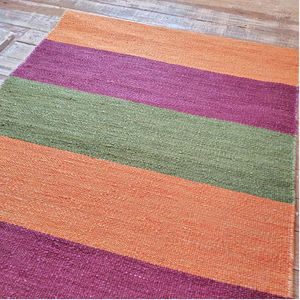 Jute Stripe <b>Rug</b> Hand Woven Natural Jute Area <b>Rug</b> Premium Quality Handmade Floor <b>Rug</b> Wholesale Supplier - Product Image 5