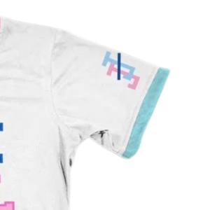 T-shirt blanc col en V à manches courtes pour femme, 100 % coton respirant et écologique, idéal pour les événements de groupe – Collection Membre Privé - Product Image 4