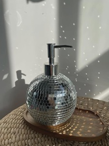 Luxury Crystal Decorative Round <b>Soap</b> <b>Holder</b> Elegant Vanity Accessory Ideal for Bathroom Home and Special Occasions From India - Product Image 5