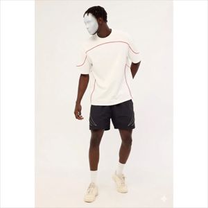 Ensembles 100 % coton rétro légers : T-shirt 250g et short en molleton épais 420g pour homme – Collection Streetwear - Product Image 2