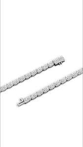 Wholesale Supplier Signature Oval Cut Lab Grown Diamond Tennis <b>Bracelet</b> 925 <b>silver</b> Fine Jewelry Elegant Continuous Setting - Product Image 4