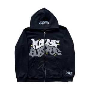 Sudaderas con capucha con estampado puff, sudaderas con capucha con cremallera y gráficos grunge, chaquetas, sudaderas con capucha de estilo hip hop y streetwear de Amazop Industries - Product Image 2
