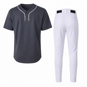 Conjunto de Ropa Deportiva de Béisbol de Secado Rápido, Jersey y Pantalones de Tela Elástica para Actividades Deportivas en Equipo - Product Image 3