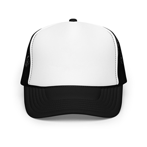 Unisex Black White Mesh Trucker <b>Cap</b> 6-Panel Adjustable Casual <b>Hat</b> Solid Color Baseball <b>Cap</b> for Adults Four Seasons Wear - Product Image 5