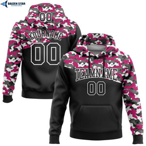 Custom Camouflage Unisex Fleece 300g Hoodie 100% Polyester Sublimation Print Breathable Casual Winter Wear Regular Fit Pocket - Product Image 5