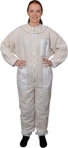 Ultravent Beekeeping <b>Suit</b> with Round Veil 3-Layer Anti-cut Design Level D Protection Regular Fit for Men & Women Heat Resistant - Product Image 3