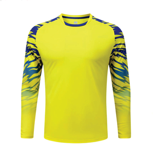 Unisex-Adult Breathable Goalkeeper Jersey <b>Shirt</b> <b>Collarless</b> Spring Soft Color Grade Quality Short-Sleeved Knitted Casual <b>Shirt</b> - Product Image 5