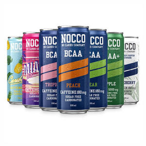 Boisson énergétique NOCCO BCAA - Canettes de 12 oz (lot de 12) 180 mg de caféine, sans sucre - Product Image 2