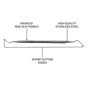 Cureta dental universal Columbia manual 4R/4L de doble punta de 6.5 pulgadas de acero inoxidable para eliminación de cálculos posteriores pesados CE - Product Image 6