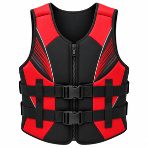 Chaleco de Natación y Buceo, Chaleco de Flotabilidad para Deportes Acuáticos, Chaleco Salvavidas para Snorkel, Chaleco de Seguridad Ajustable para Natación, Deportes Acuáticos al Aire Libre - Product Image 1