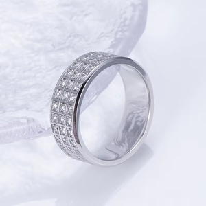 Fine Diamond Jewelry Factory Price 14K Solid Gold VVS Lab Diamond Band <b>Ring</b> <b>for</b> <b>Men</b> and women - Product Image 2