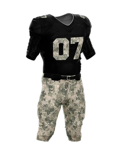 Fully Personalized Custom Breathable Reflective American Football Jersey & Uniforms Plus Size Short Sleeves Digital Print Design - Product Image 2