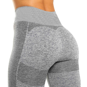 Leggings de sport pour femmes, taille haute, sans couture, extensibles, pour yoga, fitness et course à pied, tenue athlétique ajustée - Product Image 5