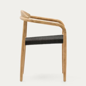 เก้าอี้ทานข้าวไม้สักทนทาน เฟอร์นิเจอร์ไม้เนื้อแข็งสำหรับร้านอาหาร โรงแรม คาเฟ่ บ้าน ดีไซน์ทันสมัย อินโดนีเซีย - Product Image 3