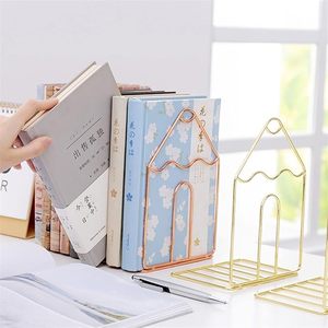 ที่วางหนังสือแบบหรูหราสำหรับชั้นวางของ ที่วางหนังสือตกแต่งที่แข็งแรงทนทานสำหรับโต๊ะทำงานที่บ้านหรือสำนักงาน - Product Image 6