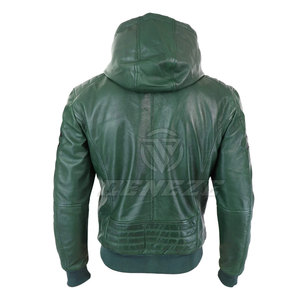 Chaqueta de Cuero Transpirable a Precio Razonable, Chaqueta de Invierno para Uso en Exteriores, Chaqueta de Cuero Ligera para Hombre al por Mayor - Product Image 3